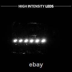 1999-2004 for Ford F250/F350 Superduty Excursion LED Black Harley Headlight