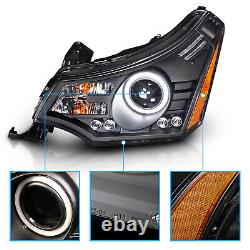 2008-2011 Black LED + LED Halo Projector Headlight For Ford Focus Coupe / Sedan