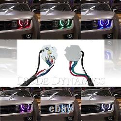 2010-2013 Chevy Camaro RS RGBW LED Multi-Color Changing Headlight Accent DRL Set