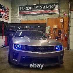 2010-2013 Chevy Camaro RS RGBW LED Multi-Color Changing Headlight Accent DRL Set