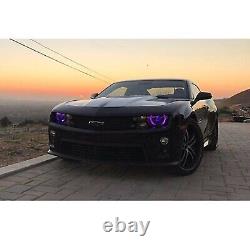 2010-2013 Chevy Camaro RS RGBW LED Multi-Color Changing Headlight Accent DRL Set