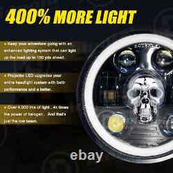 4PCS 5.75 5-3/4 RGB LED Headlights Hi/Lo Beam DRL for Chevy Chevelle 1964-1970