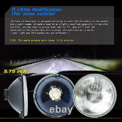 4pcs 5 3/4 5.75 LED Headlights HI/LO Beam for Pontiac GTO Grand Prix Firebird++