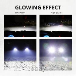 6 Sides LED Headlight Kit H11 H8 H9 6000K White Fog Light Bulbs High or Low Beam