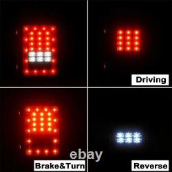 7 LED Headlights Fog & Turn Signals Tail Lights Combo For Jeep Wrangler JK JKU