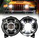 9 Led Headlights For Jeep Wrangler Jl Jlu Unlimited Sport Rubicon Sahara 18-23