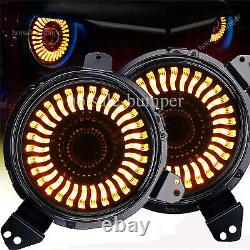 9'' inch LED Headlights DRL for Jeep Wrangler JL Gladiator 2018 2019 2020 2021