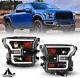 Black Clear Led Projector Headlights Replacement For 2015 2016 2017 Ford F-150