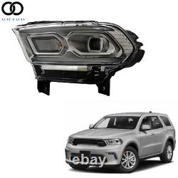 Driver Side For 2021 2022 2023 Dodge Durango LED Headlight With Halogen Signal