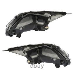 For 2013-2015 Honda Accord Sedan Halogen Headlights WithLED DRL Left&Right Side