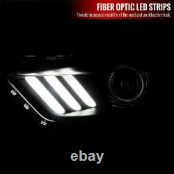 For 2015 2016 2017 Ford Mustang Headlights Projector Headlamps HID Xenon LED DRL