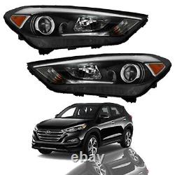 For 2016 2017 2018 Hyundai Tucson Front Driver & Passenger Headlight Set LED