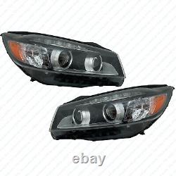 For 2016 2017 2018 Kia Sorento Halogen withLED Accent Headlight Left Right Pair