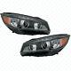 For 2016 2017 2018 Kia Sorento Halogen Withled Accent Headlight Left Right Pair