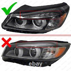 For 2016 2017 2018 Kia Sorento Halogen withLED Accent Headlight Left Right Pair