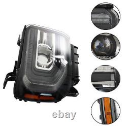 For 2016-2018 GMC Sierra 1500 Full LED Projector Headlight Headlamp Right+Left