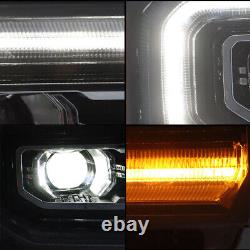 For 2016-2018 GMC Sierra 1500 Full LED Projector Headlight Headlamp Right+Left