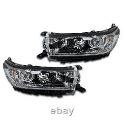 For 2017 2018 2019 Toyota Highlander LED Headlight Assembly Left Right Pair DRL