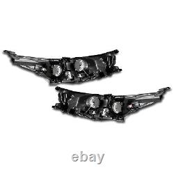 For 2017 2018 2019 Toyota Highlander LED Headlight Assembly Left Right Pair DRL