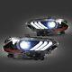 For 2018-2023 Ford Mustang Dual Beam Headlights Led Drl Projector Pairs Withbulbs