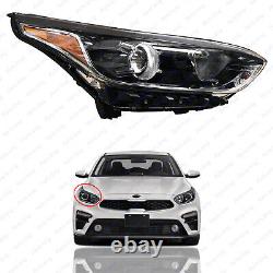 For 2019 2020 Kia Forte Headlight Assembly Halogen Passenger Right no LED w Bulb