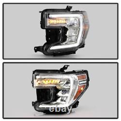 For 2019-2021 GMC Sierra 1500 with LED Signal Headlights Headlamps Set Left+Right