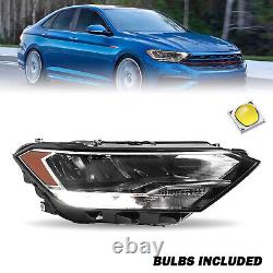 For 2019-2023 Volkswagen Jetta LED Non-Projector Headlight Lamps Passenger Side