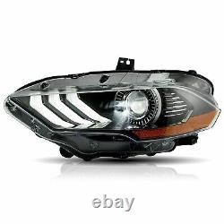 For Factory LED Projector withDRL Headlights 2018-2023 Ford Mustang Headlamps