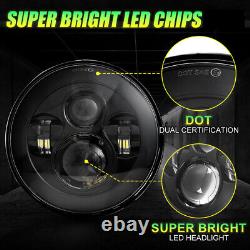 For Jeep Wrangler 07-18 JK 7 LED Headlight Tail Light Fog&Turn Light Combo Kit