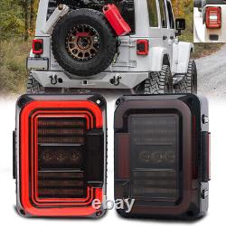 For Jeep Wrangler 07-18 JK 7 LED Headlight Tail Light Fog&Turn Light Combo Kit