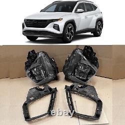 Front LED Headlight Lamp Replacement For 2022 2023 Hyundai Tucson SEL Pair