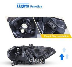 Full LED For 2018 2019-2022 2023 Ford Mustang Headlights Projector Headlamps