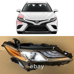 Full LED Headlight Assembly Right Passenger for 2018 2020 Toyota Camry XLE XSE