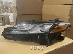 Full LED Headlight Assembly for 2021 2022 Toyota Camry XSE XLE Left Driver Black