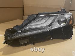 Full LED Headlight Assembly for 2021 2022 Toyota Camry XSE XLE Left Driver Black