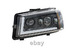 Full LED Headlights Assembly DRL Turn Signal DOT Lamp for 03-06 Chevy Silverado