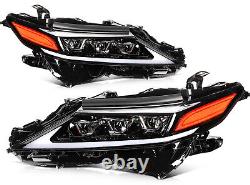 Full LED Headlights Assembly For 2018-2023 Toyota Camry withLED DRL Pair