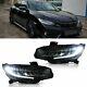 Full Led Headlights For 2016-2018 Honda Civic With Sequential Turn Signal A Set