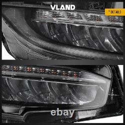 Full LED Headlights For 2016-2018 Honda Civic With Sequential Turn Signal A Set