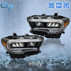 Full LED Headlights For 2020-2023 Toyota Tacoma Limited/TRD Headlamp Left+Right