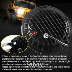 Halo 7'' LED Headlights Halo 4 Fog Turn Tail Brake Lights for Jeep Wrangler JK