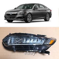 Halogen LED Headlight Assembly 33150TVAA01 for 2018 2021 Honda Accord Left Side