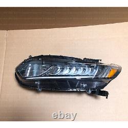 Halogen LED Headlight Assembly 33150TVAA01 for 2018 2021 Honda Accord Left Side