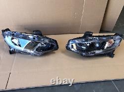 Headlight Assembly Halogen LED for 2016 2021 Honda Civic Left Right Pair 2pcs