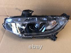 Headlight Assembly Halogen LED for 2016 2021 Honda Civic Left Right Pair 2pcs