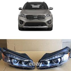 Headlight Assembly for 2016 2017 2018 Kia Sorento Left Right 2pcs LED Accent DRL