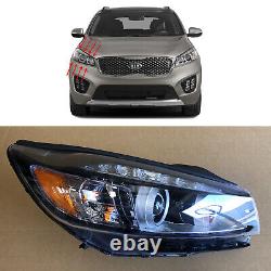 Headlight Assembly for 2016 2018 Kia Sorento Right Passenger with LED Accent DRL