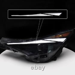 Headlight For 2021 2022 Hyundai Elantra LED DRL Black Left Driver Halogen 21 22