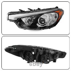 Headlights Assembly for 2014 2015 2016 Kia Forte Koup L+R Pairs Halogen WithO LED