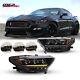 Headlights For 2015 2016 2017 Ford Mustang Led Sequential Signal Black Projector